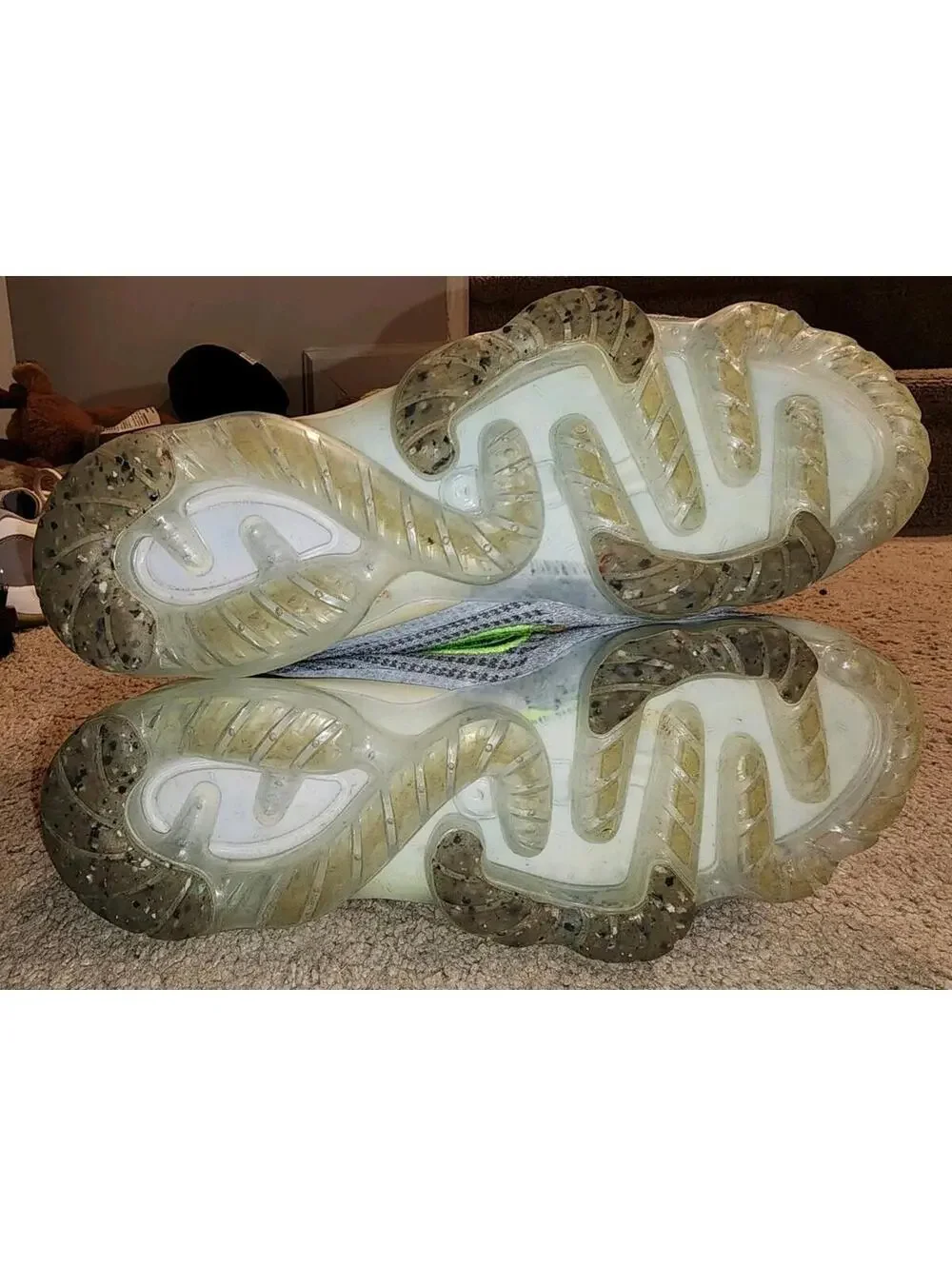 Nike Air VaporMax 2021 Flyknit Gray Athletic Running Shoes